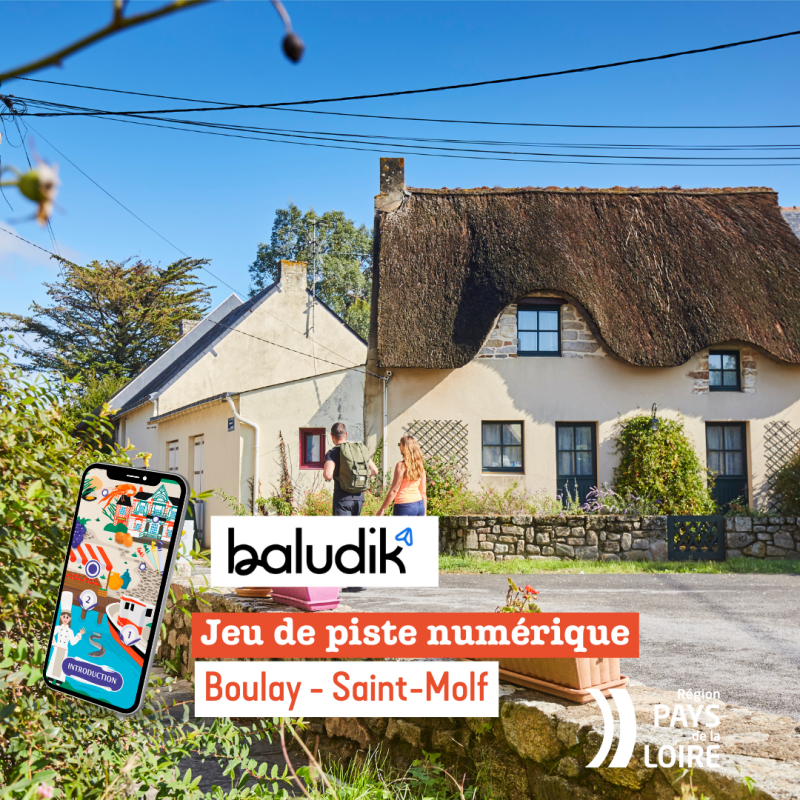 Jeux de piste numérique - Boulay à Saint-Molf - Application Baludik