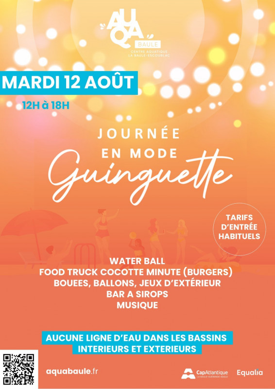 Journée en mode ginguette à l'Aquabaule