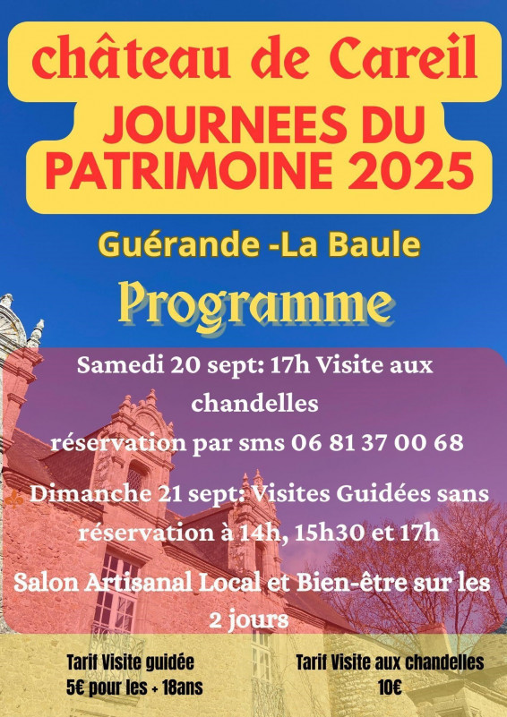 Journées européennes du patrimoine - Visite guidée du château - Guérande