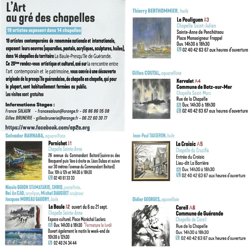 L'art au gré des Chapelles