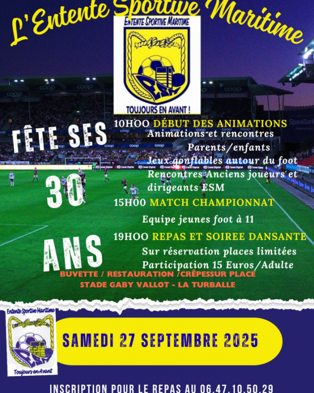 L'ES Maritime fête ses 30 ans - La Turballe