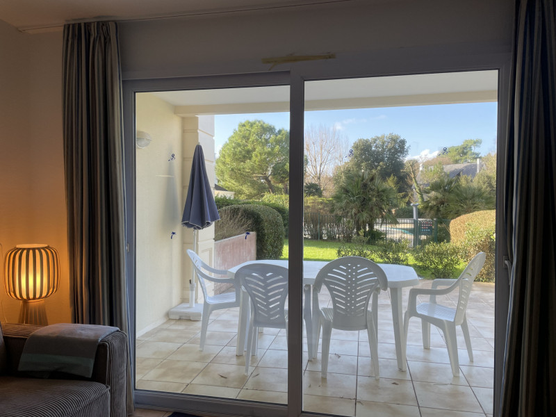 La Baule Location de vacances - Appartement 5 personnes -  salon vue terrasse