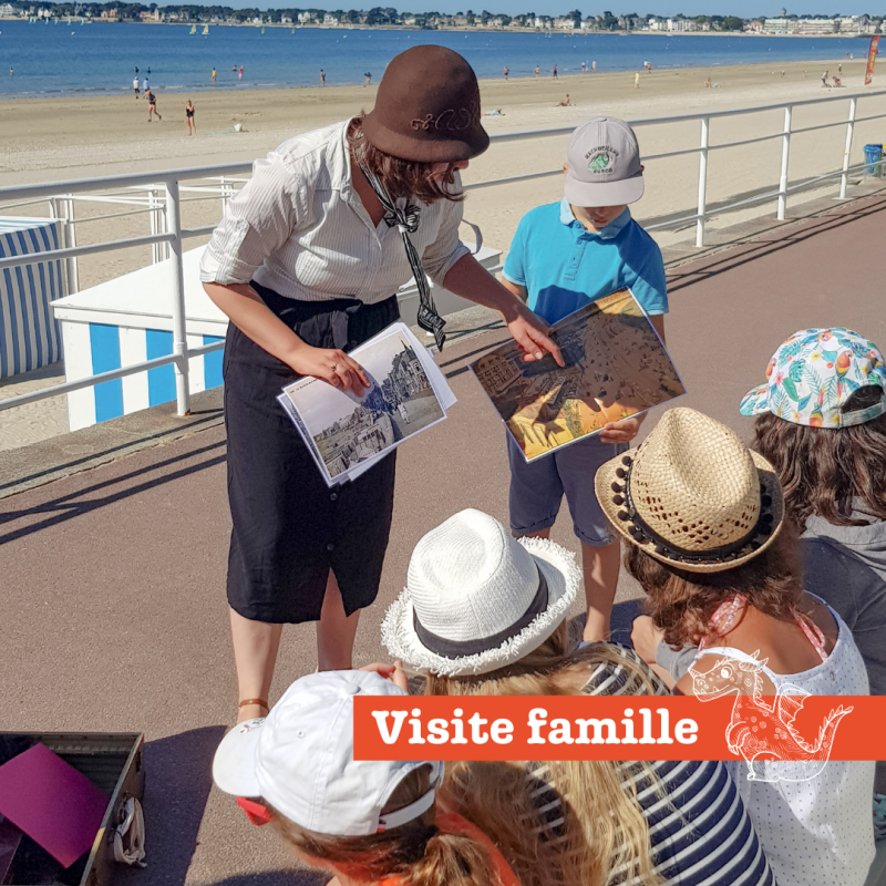  La Baule - Visite famille - Camille à la recherche de la villa mystère - 1h15