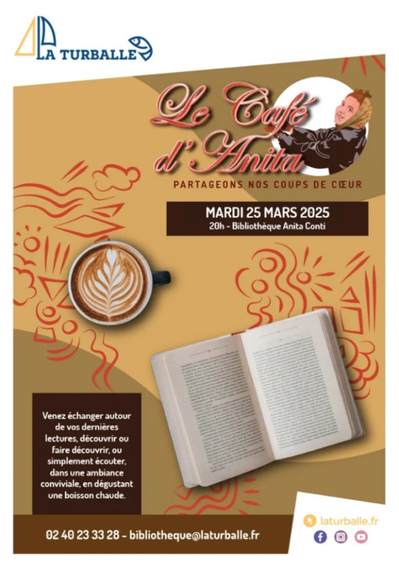 Le café d'Anita - Bibliothèque - La Turballe