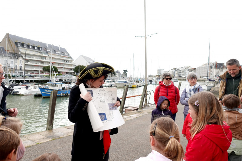 Le Pouliguen - Visite guidée famille Le trésor du Capitaine Morgane - 45 min