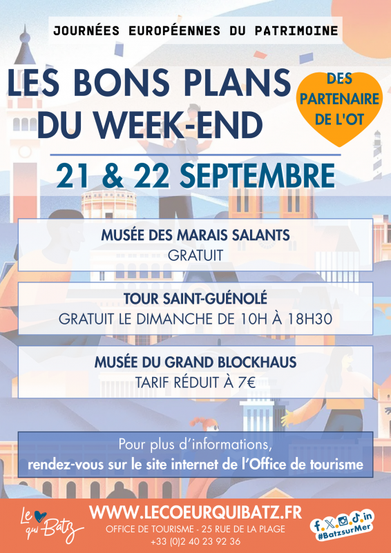 LES BONS PLANS DES PARTENAIRES DE L'OT - JEP 2025