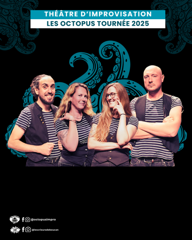Les Jeudis de l'Impro - Les Octopus - Café de la Place - Férel