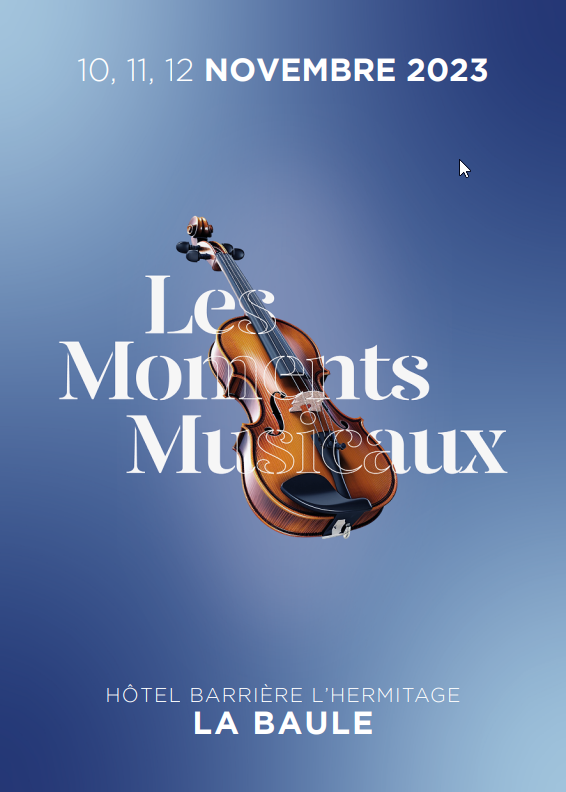 Les Moments Musicaux - concert du 10 novembre - La Baule