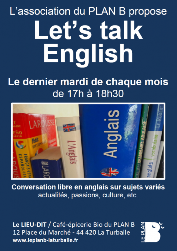Let's-talk-english-au plan B - La Turballe