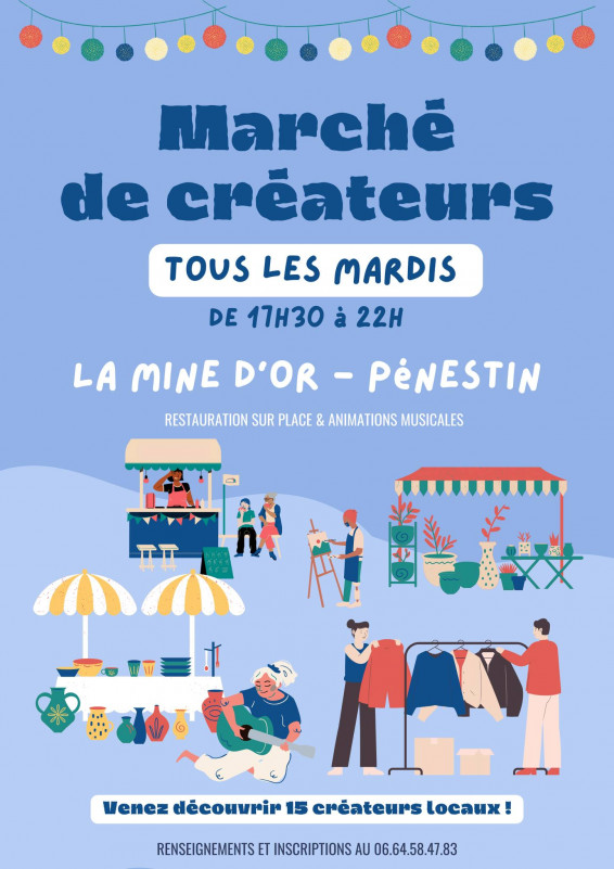 Marché des créateurs - La Mine d'Or - Pénestin