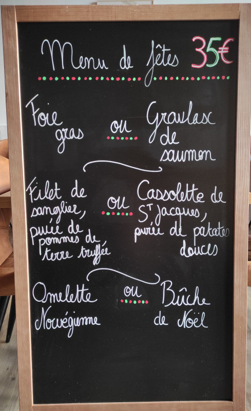 Menu de fêtes Bar-restaurant La Plage - Piriac-sur-Mer Menu de fêtes Bar-restaurant La Plage - Piriac-sur-Mer