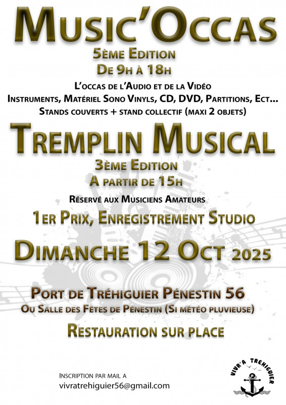 Music'Occas et Tremplin musical - Vivr'a Tréhiguier - Pénestin
