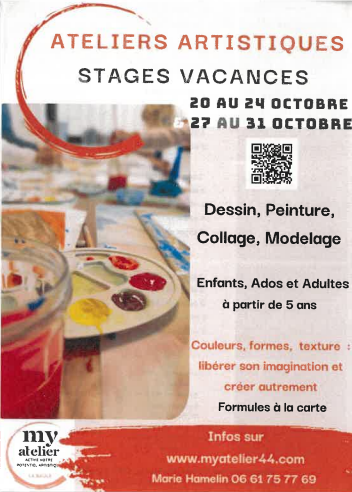My Atelier - Ateliers artistiques, stages vacances