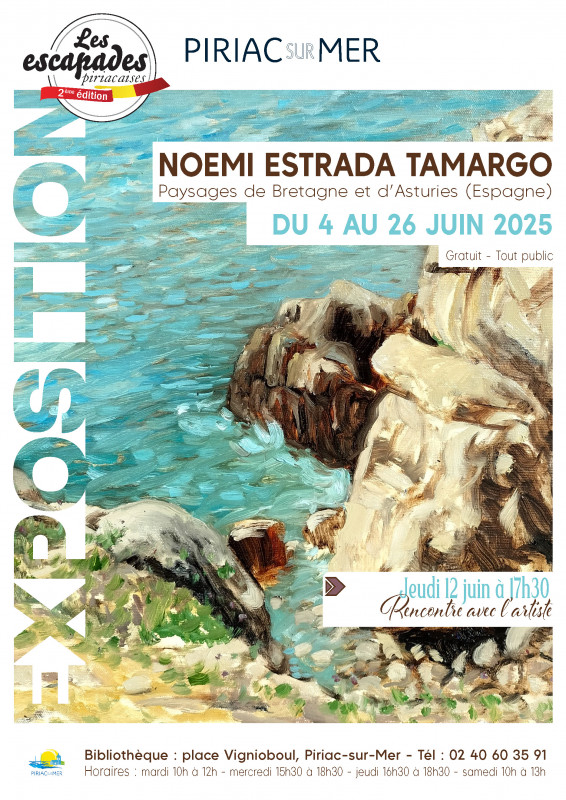 noemi-estrada-tamargo-expo-bibliotheque-Piriac-juin-2025