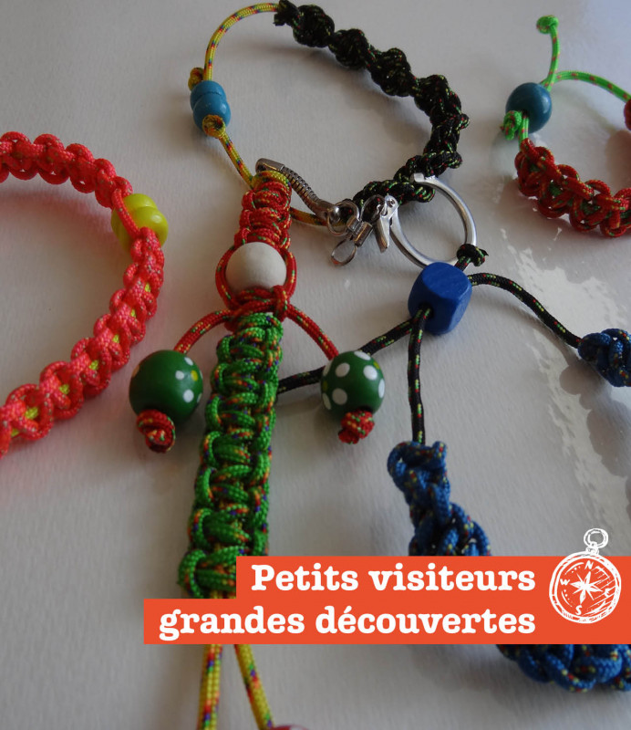 Petits visiteurs grandes découvertes - Atelier bracelets et porte clés - La Turballe