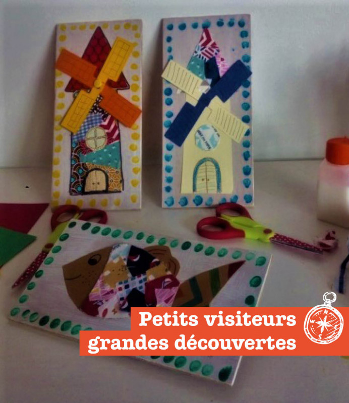 Petits visiteurs grandes découvertes - Atelier Moulin ou Poisson patchwork - La Turballe