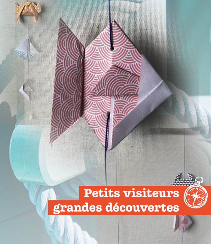 Petits visiteurs grandes découvertes - Atelier origami mobile marin - La Turballe