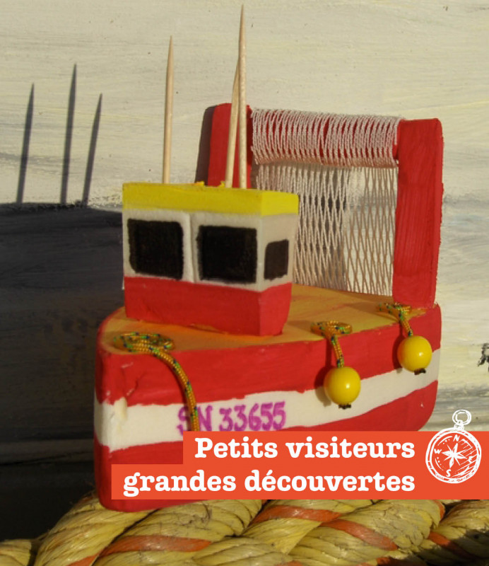 Petits visiteurs grandes découvertes - La Turballe - Atelier maquette de bateaux