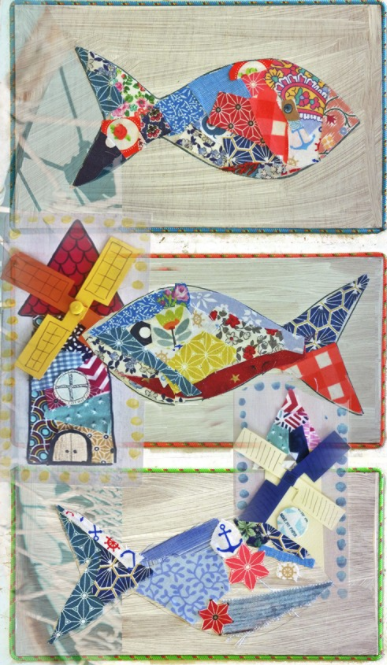 Petits visiteurs grandes découvertes - La Turballe - Atelier Tableau Patchwork