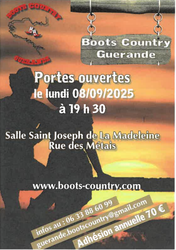  Portes ouvertes de l'association de danse Boots Country Guérande - Guérande