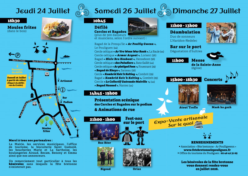 Programme Fête Bretonne Ar Poulligwenn Le Pouliguen