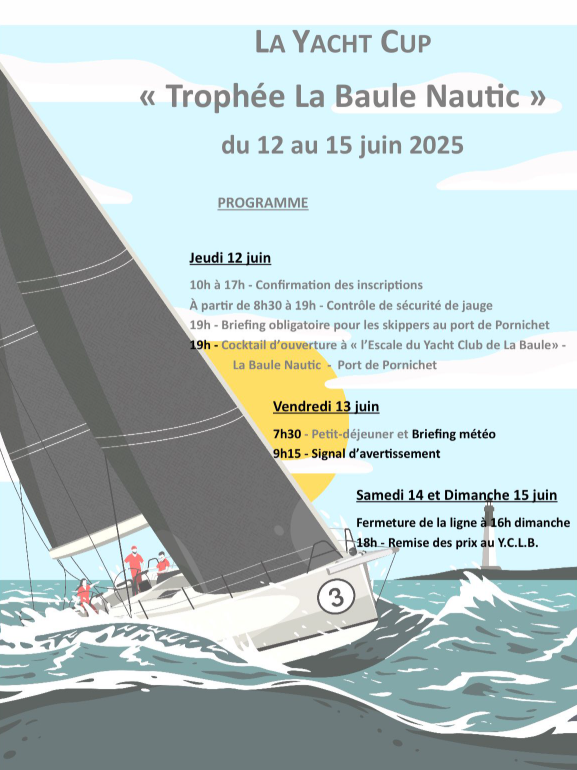 Programme - Trophée La Baule Nautic 2025
