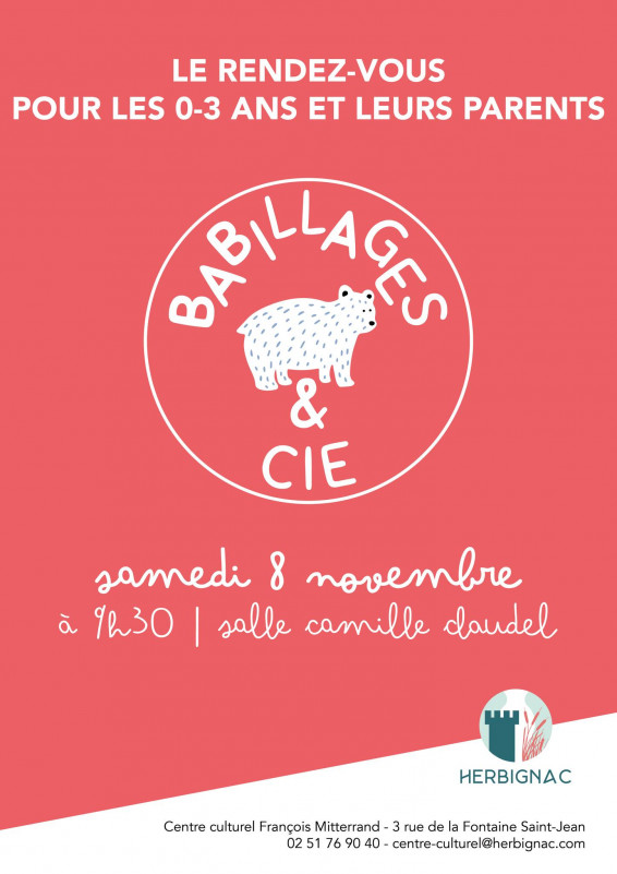 RDV babillages et compagnie - Herbignac - Centre culturel François Mitterrand RDV babillages et compagnie - Herbignac - Centre culturel François Mitterrand