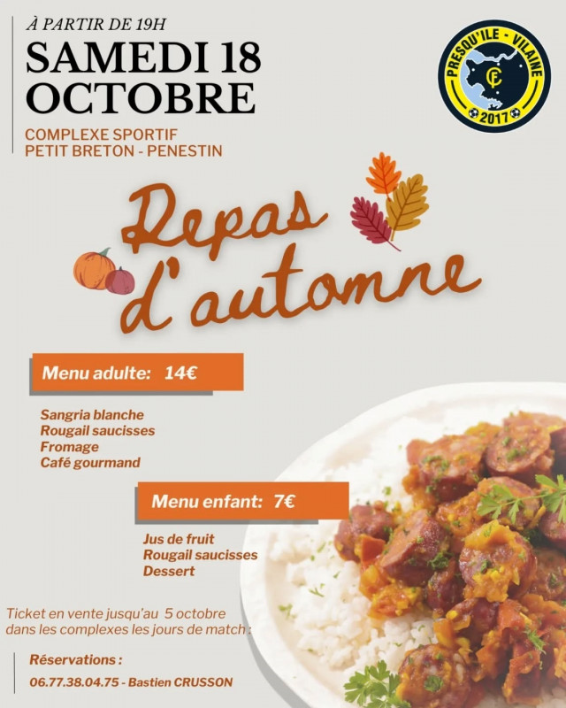 Repas d'automne - Pénestin