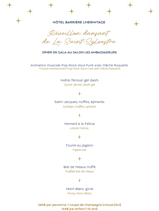 Réveillon dansant de la Saint-Sylvestre