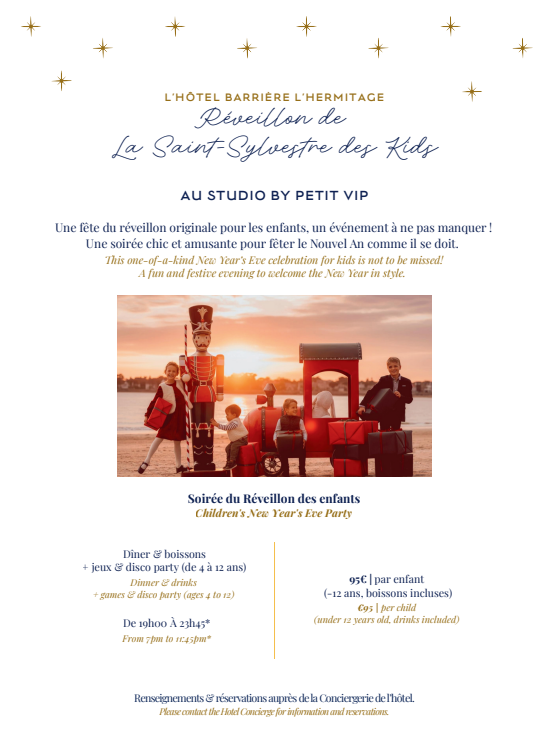 Réveillon de la Saint-Sylvestre des Kids Hermitage Réveillon de la Saint-Sylvestre des Kids Hermitage