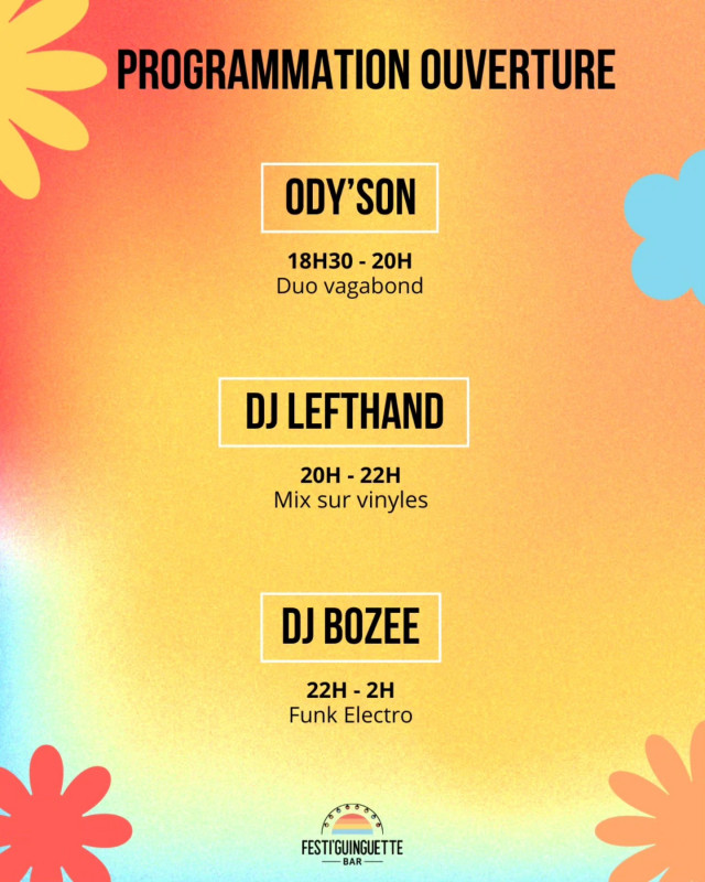 Soirée d'ouverture - Festi' Guiguette - Férel