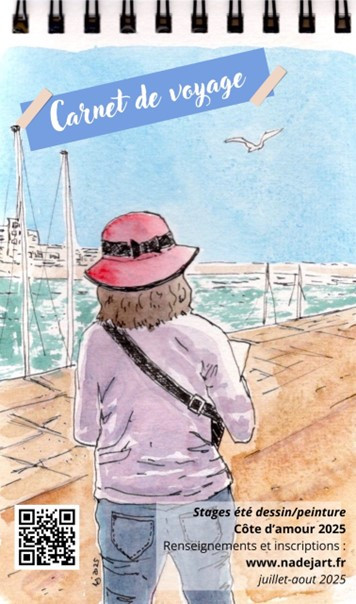 Stage plein air - Initiation au carnet de voyage - Piriac-sur-Mer