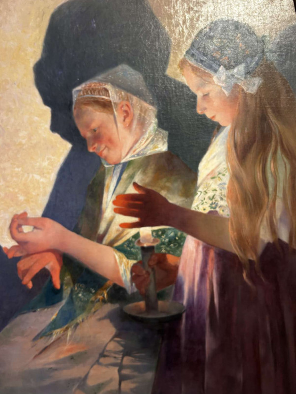 tableau ombres chinoises lapin