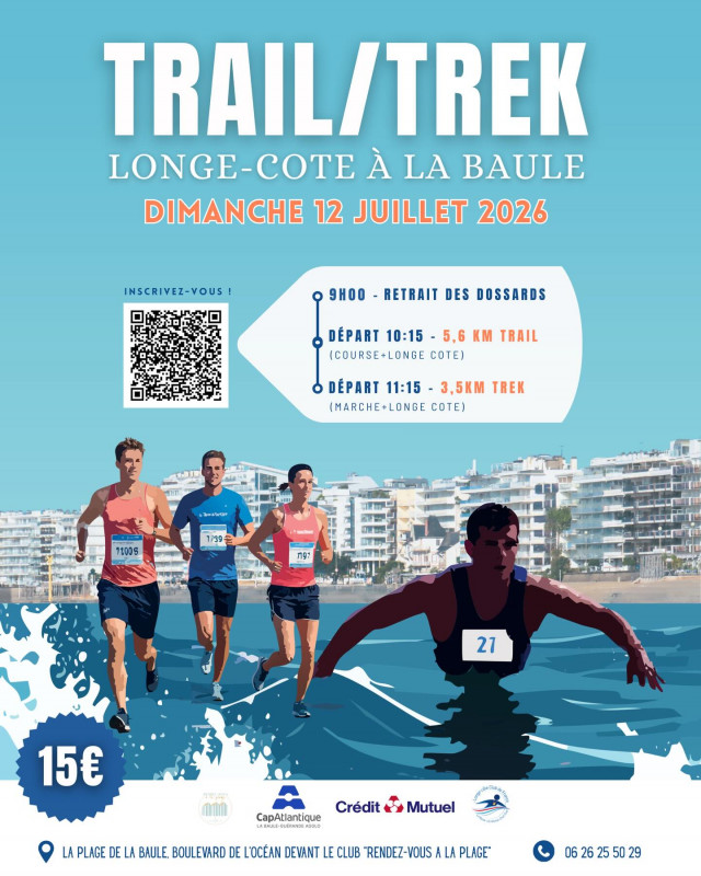 trail trek longecote la baule juillet