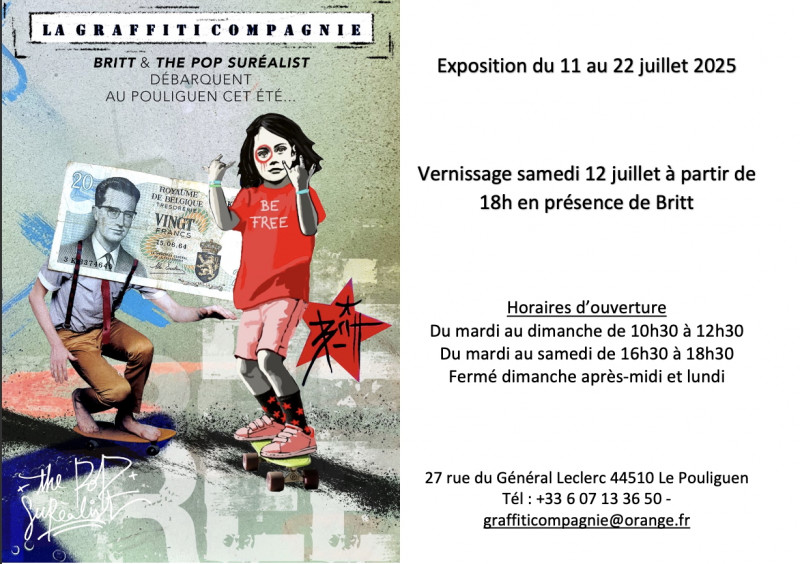Vernissage exposition Britt et The Pop Suréalist