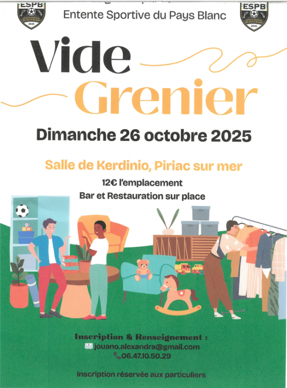 Vide Grenier de l'ESM - Piriac-sur-Mer