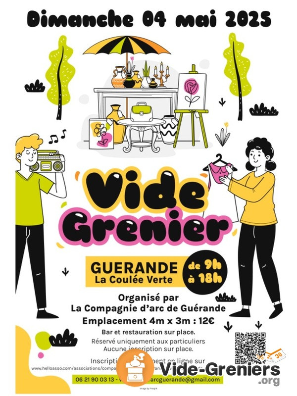 Vide-greniers par la Compagnie d'Arc de Guérande