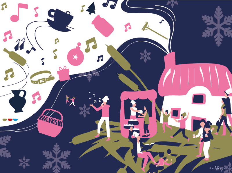 Village de Noël de Kerhinet - Village de Kerhinet à Saint-Lyphard Village de Noël de Kerhinet - Village de Kerhinet à Saint-Lyphard