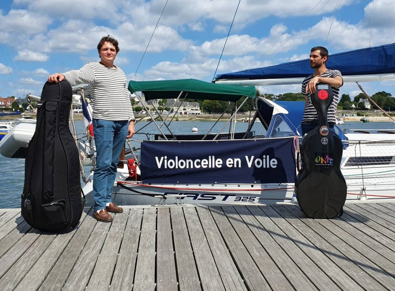 Violoncelle en voile - Tréhiguier - Pénestin