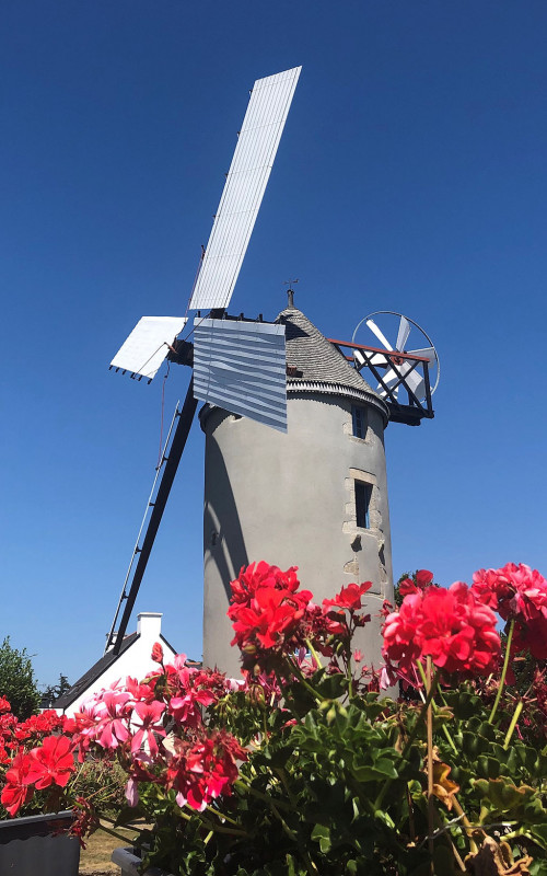 Visite du moulin de Kerbroué à La Turballe