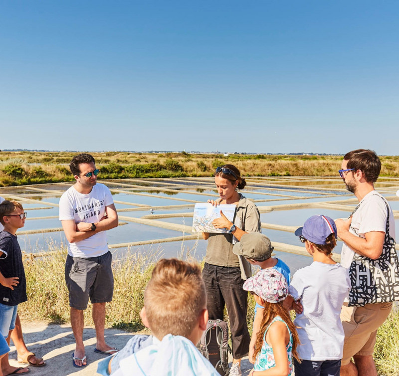 Visite scolaire des Marais salants