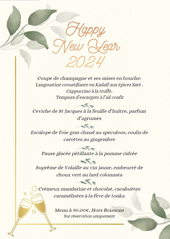 Vos fêtes de fin d'année avec le restaurant Inspirations - Guérande