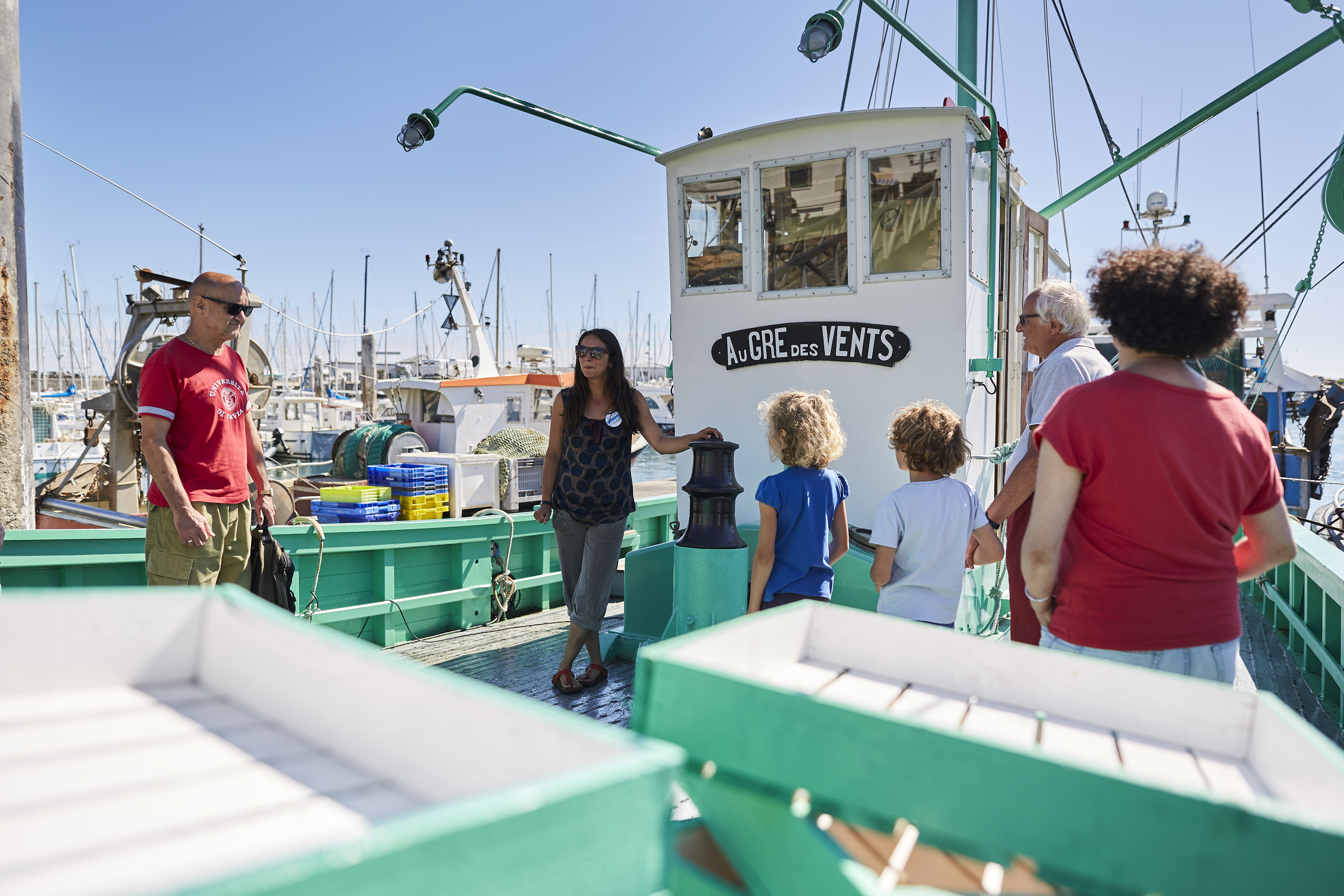 Visite du sardinier Au gré des Vents - La Turballe - © Alexandre Lamoureux